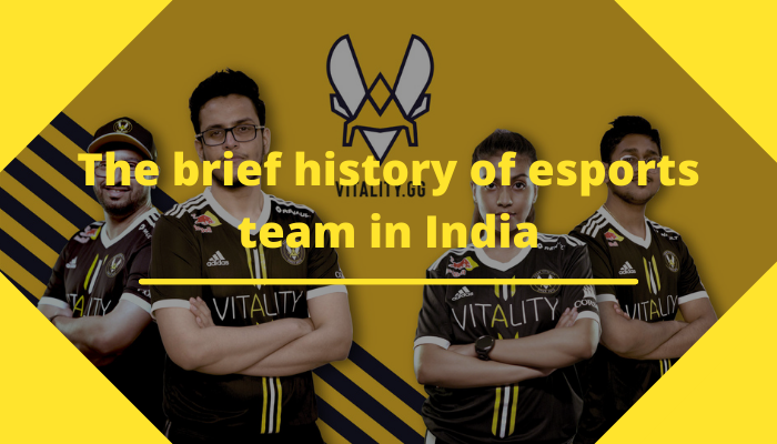 esports teams history in india